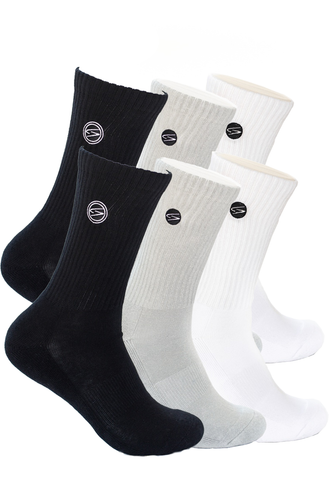 6 Pack Bundle - Essential Crew Socks - Glide Socks